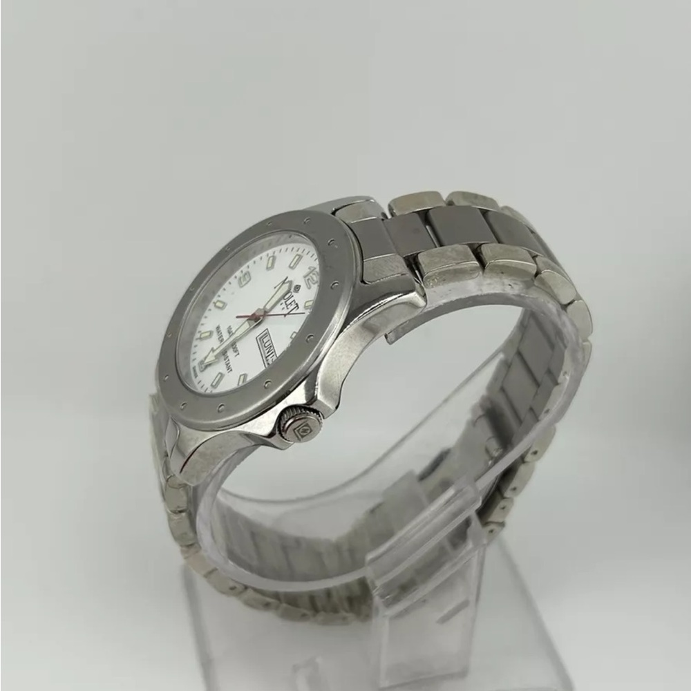 Nicolet Watch 1886 Swiss Made Stainless Steel Water Resistant #163 running - Picture 2 of 7
